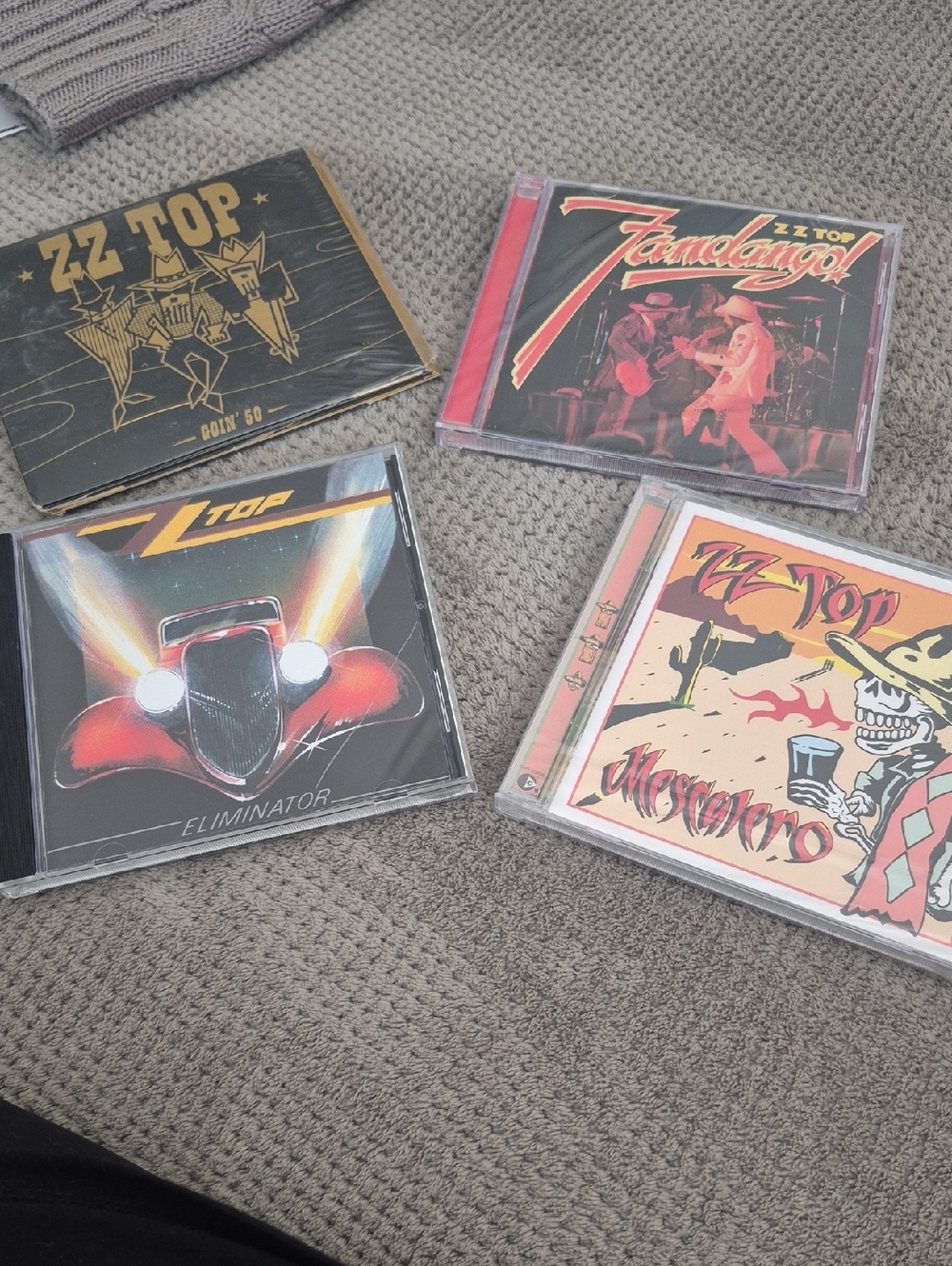 ZZ Top CD Lot - Four Classic Albums - Multicolor Covers All Never Opened.